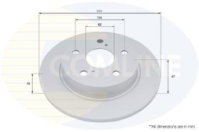 COMLINE ADC5093 - DISCO FRENO COMLINE