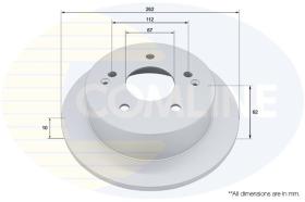 COMLINE ADC2952 - DISCO FRENO REVESTIDO COMLINE- SUST.  ADC2989