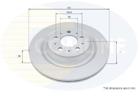 COMLINE ADC5115V - DISCO FRENO REVESTIDO COMLINE