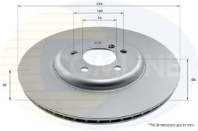 COMLINE ADC2890VL - DISCO FRENO REVESTIDO COMLINE