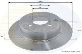 COMLINE ADC0283 - DISCO FRENO COMLINE