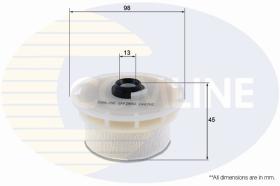 COMLINE EFF289D - FILTRO COMBUSTIBLE COMLINE