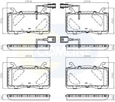 COMLINE CBP12461 - PASTILLAS DE FRENO COMLINE