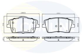 COMLINE CBP02394 - PASTILLAS DE FRENO COMLINE