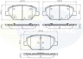 COMLINE CBP32371 - PASTILLAS DE FRENO COMLINE