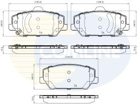 COMLINE CBP32440 - PASTILLAS DE FRENO COMLINE