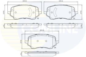 COMLINE CBP02740 - PASTILLAS DE FRENO COMLINE