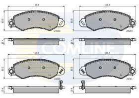 COMLINE CBP31544 - PASTILLAS DE FRENO COMLINE