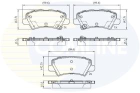 COMLINE CBP32757 - PASTILLAS DE FRENO COMLINE