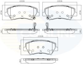 COMLINE CBP32379 - PASTILLAS DE FRENO COMLINE