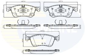 COMLINE CBP33416 - PASTILLAS DE FRENO COMLINE