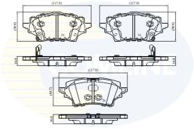 COMLINE CBP33299 - PASTILLAS DE FRENO COMLINE
