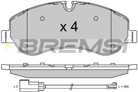 BREMSI BP3525TR - PASTILLAS DE FRENO FORD