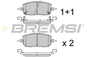 BREMSI BP3930 - PASTILLAS DE FRENO MAZDA