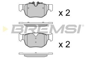 BREMSI BP3936 - PASTILLAS DE FRENO JAGUAR, LAND ROVER