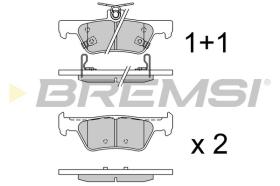 BREMSI BP3943 - PASTILLAS DE FRENO HONDA