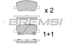 BREMSI BP3961 - PASTILLAS DE FRENO TESLA