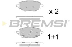 BREMSI BP3963 - PASTILLAS DE FRENO MG