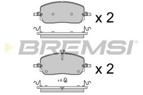 BREMSI BP3965 - PASTILLAS DE FRENO MERCEDES-BENZ