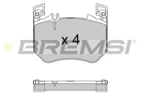 BREMSI BP3967 - PASTILLAS DE FRENO MERCEDES-BENZ