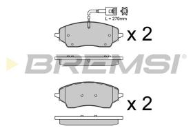 BREMSI BP3968 - PASTILLAS DE FRENO FIAT