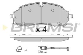 BREMSI BP3969 - PASTILLAS DE FRENO FORD