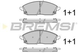 BREMSI BP3972 - PASTILLAS DE FRENO JEEP