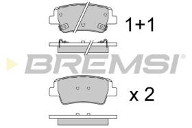 BREMSI BP3974 - PASTILLAS DE FRENO HYUNDAI