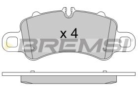 BREMSI BP3980 - PASTILLAS DE FRENO PORSCHE