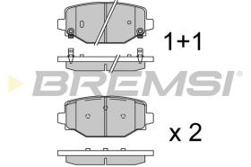 BREMSI BP3981 - PASTILLAS DE FRENO JEEP