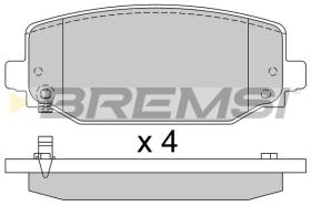 BREMSI BP3984 - PASTILLAS DE FRENO JEEP