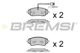 BREMSI BP3986 - PASTILLAS DE FRENO FIAT