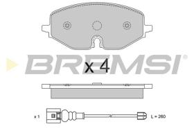 BREMSI BP3987 - PASTILLAS DE FRENO VW, SKODA, CUPRA, SEAT