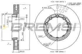 BREMSI CD5270V - DISCOS DE FRENO