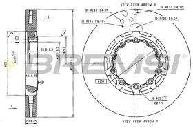 BREMSI CD5271V - DISCOS DE FRENO