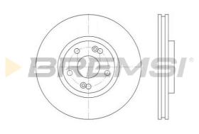 BREMSI CD7143V - DISCOS DE FRENO RENAULT