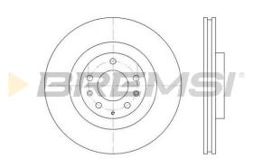 BREMSI CD7767V - DISCOS DE FRENO MAZDA