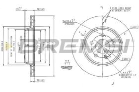 BREMSI CD8832V - DISCOS DE FRENO MERCEDES-BENZ