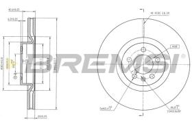 BREMSI CD8835V - DISCOS DE FRENO MERCEDES-BENZ