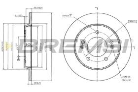 BREMSI CD8848V - DISCOS DE FRENO