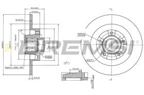 BREMSI CD8857S - DISCOS DE FRENO RENAULT