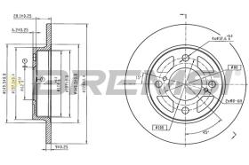 BREMSI CD8981S - DISCOS DE FRENO SUZUKI