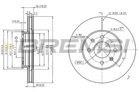 BREMSI CD8982S - DISCOS DE FRENO HYUNDAI