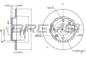 BREMSI CD8985S - DISCOS DE FRENO OPEL, PEUGEOT, CITROEN, DS