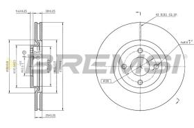 BREMSI CD9023V - DISCOS DE FRENO MINI