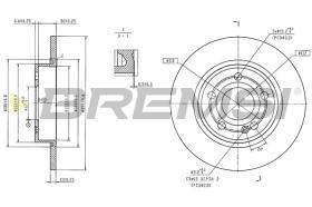 BREMSI CD9024V - DISCOS DE FRENO MERCEDES-BENZ