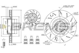 BREMSI CD9027V - DISCOS DE FRENO MERCEDES-BENZ