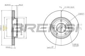 BREMSI CD9042VLS - DISCOS DE FRENO BMW