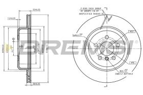 BREMSI CD9042VRD - DISCOS DE FRENO BMW