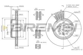 BREMSI CD9049V - DISCOS DE FRENO BMW